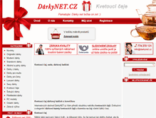 Tablet Screenshot of kvetouci-caj.darkynet.cz